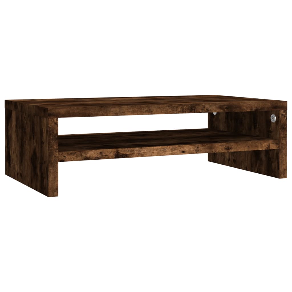 Monitorstandaard 42x24x13 cm bewerkt hout