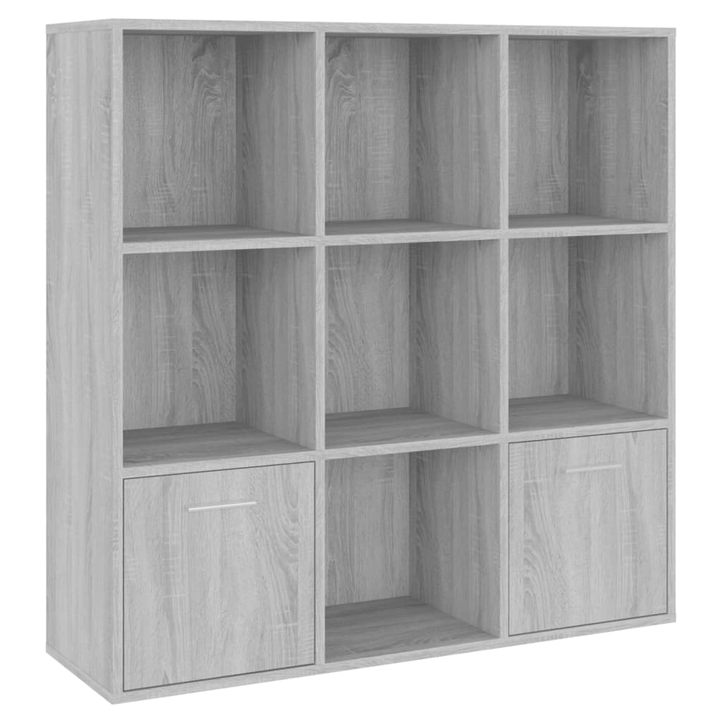 Boekenkast 98x30x98 cm eikenkleurig