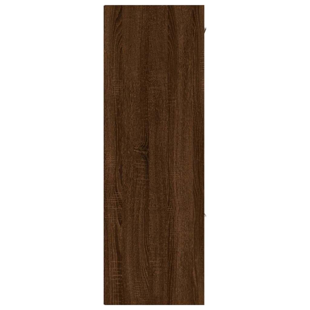 Opbergkast 60x29,5x90 cm bewerkt hout eikenkleurig