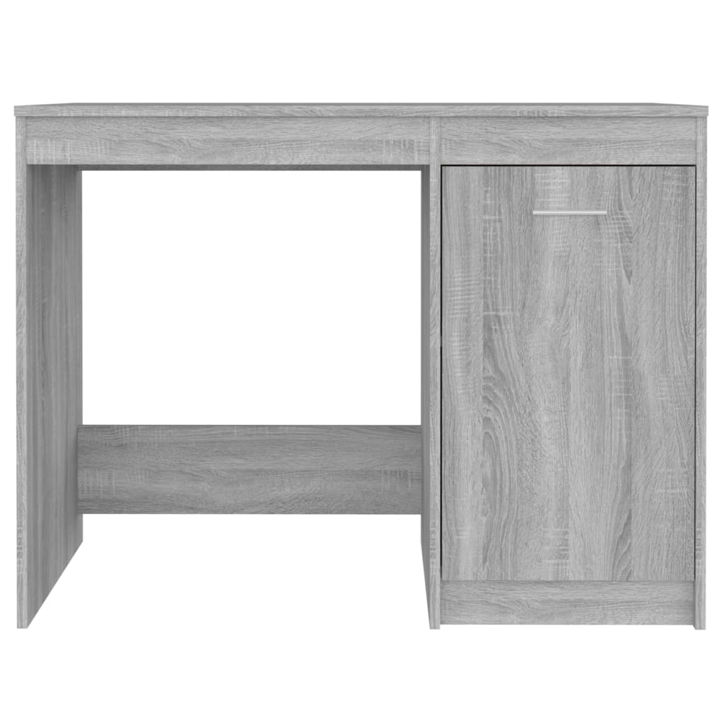 Bureau 100x50x76 cm bewerkt hout eikenkleurig