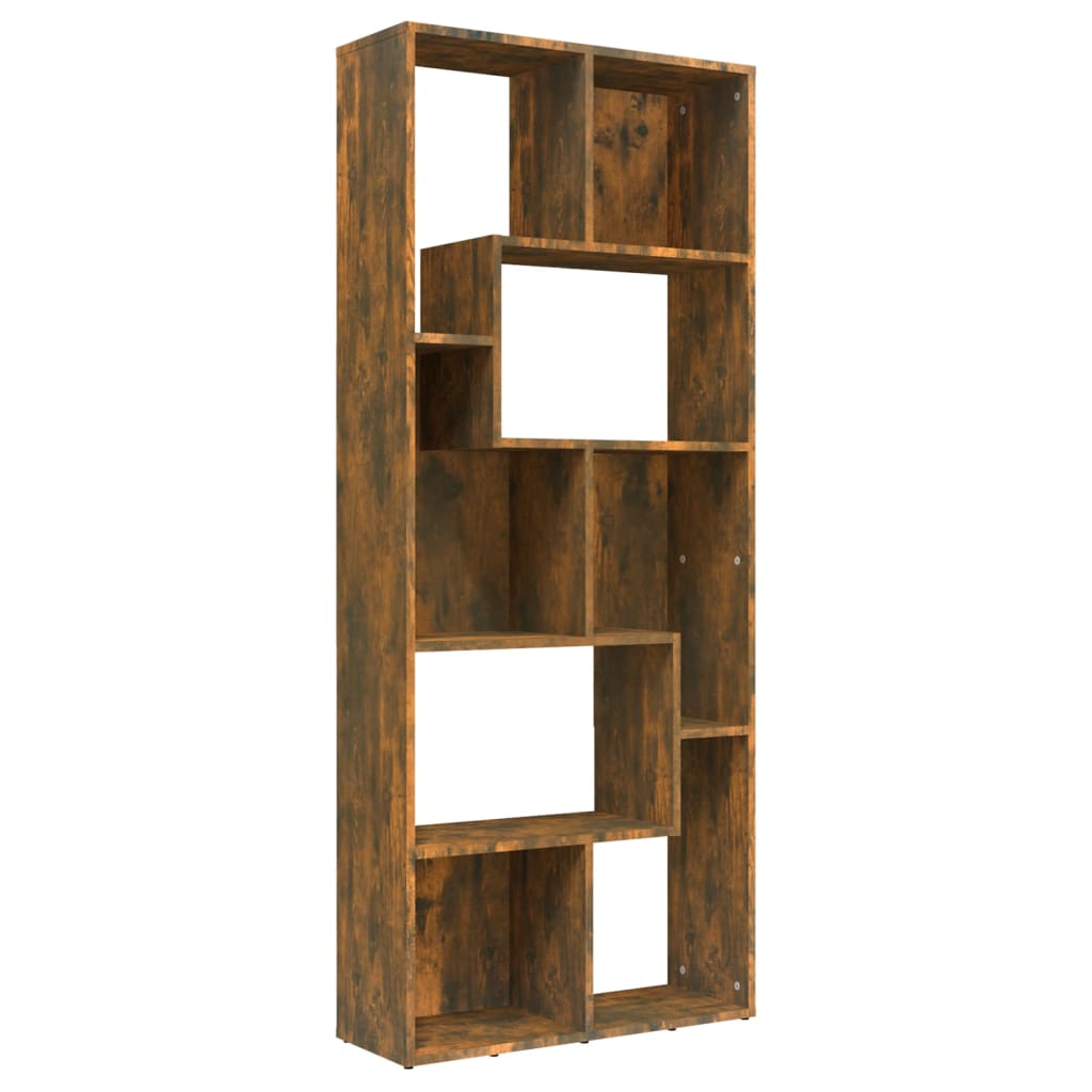 Boekenkast 67x24x161 cm bewerkt hout