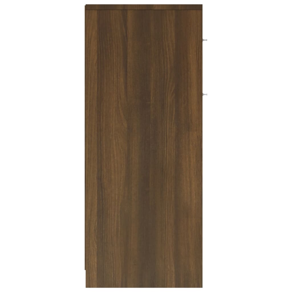 Badkamerkast 60x33x80 cm bewerkt hout