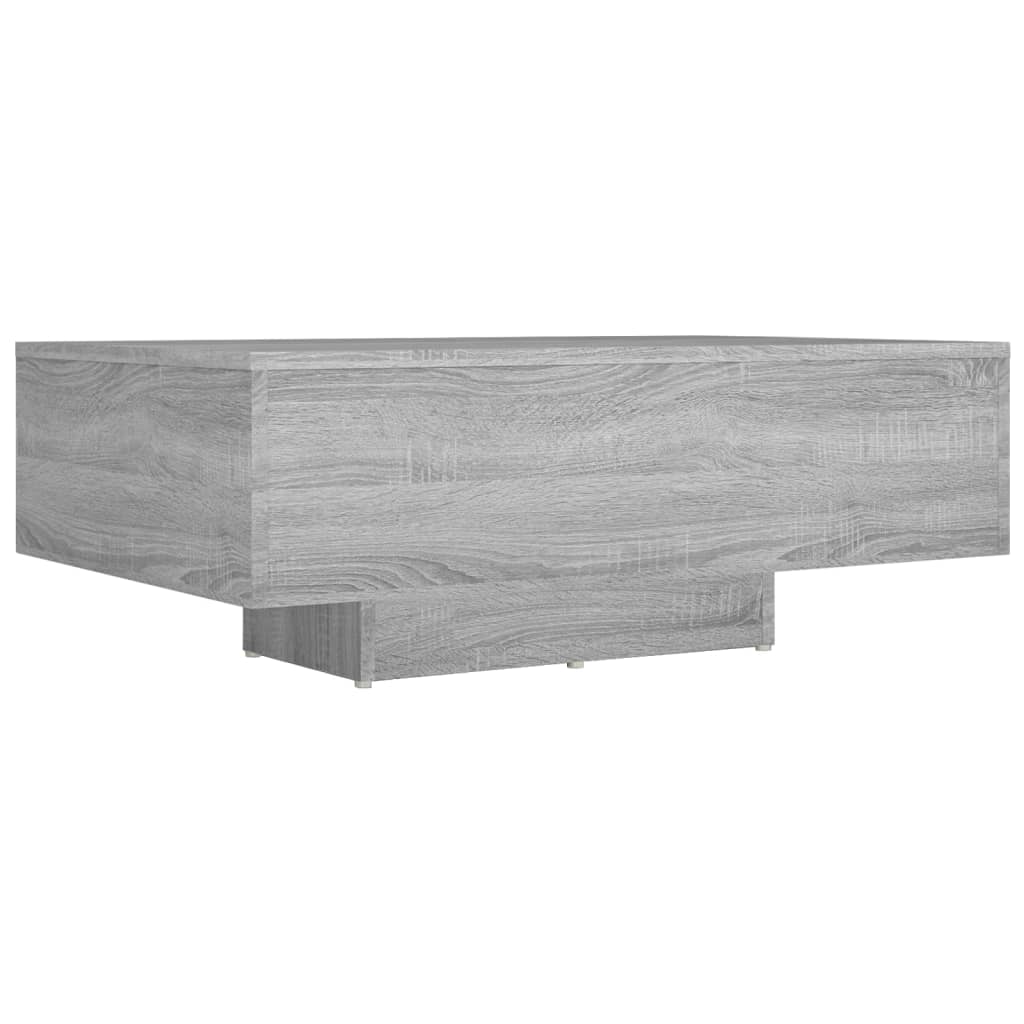 Salontafel 100x49,5x31 cm bewerkt hout eikenkleurig