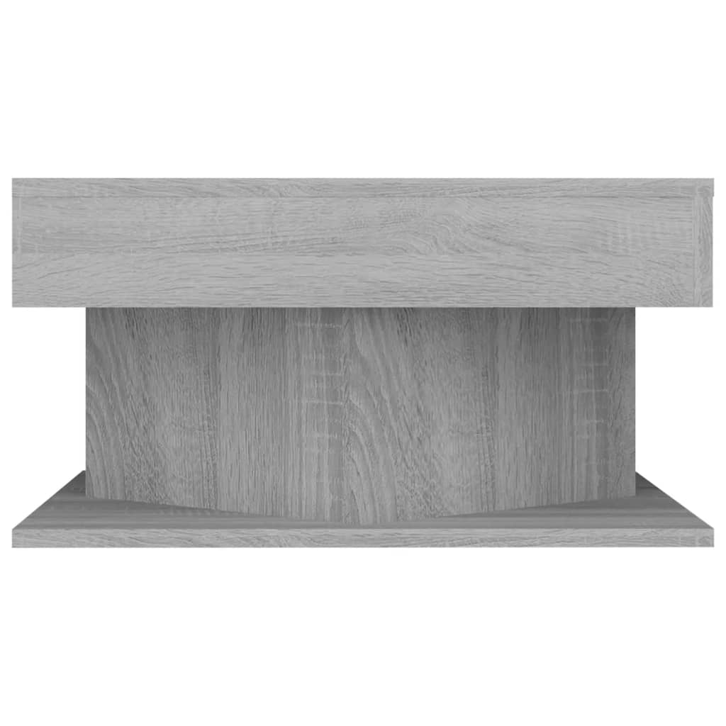 Salontafel 57x57x30 cm bewerkt hout