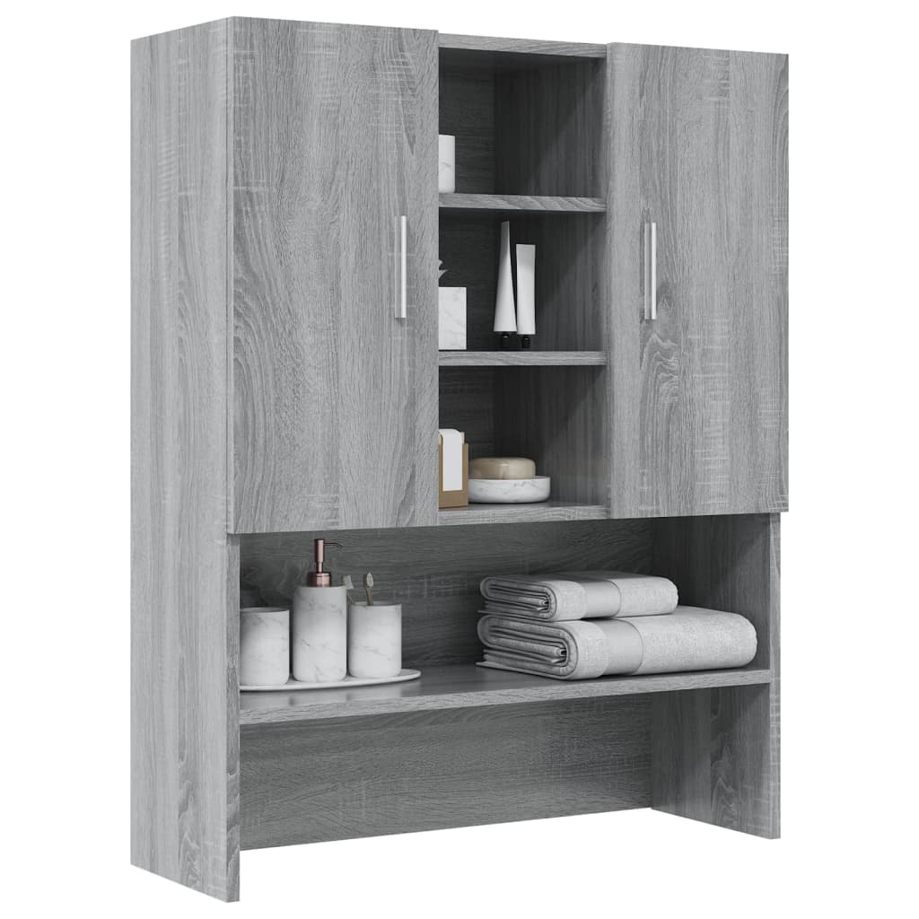 Wasmachinekast 70,5x25,5x90 cm oud houtkleurig