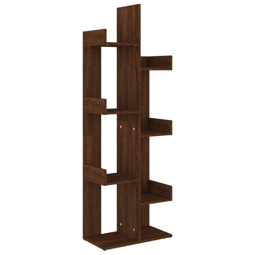 Boekenkast 48x25,5x140 cm bewerkt hout