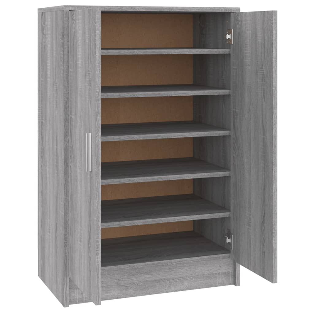 Schoenenkast 60x35x92 cm bewerkt hout