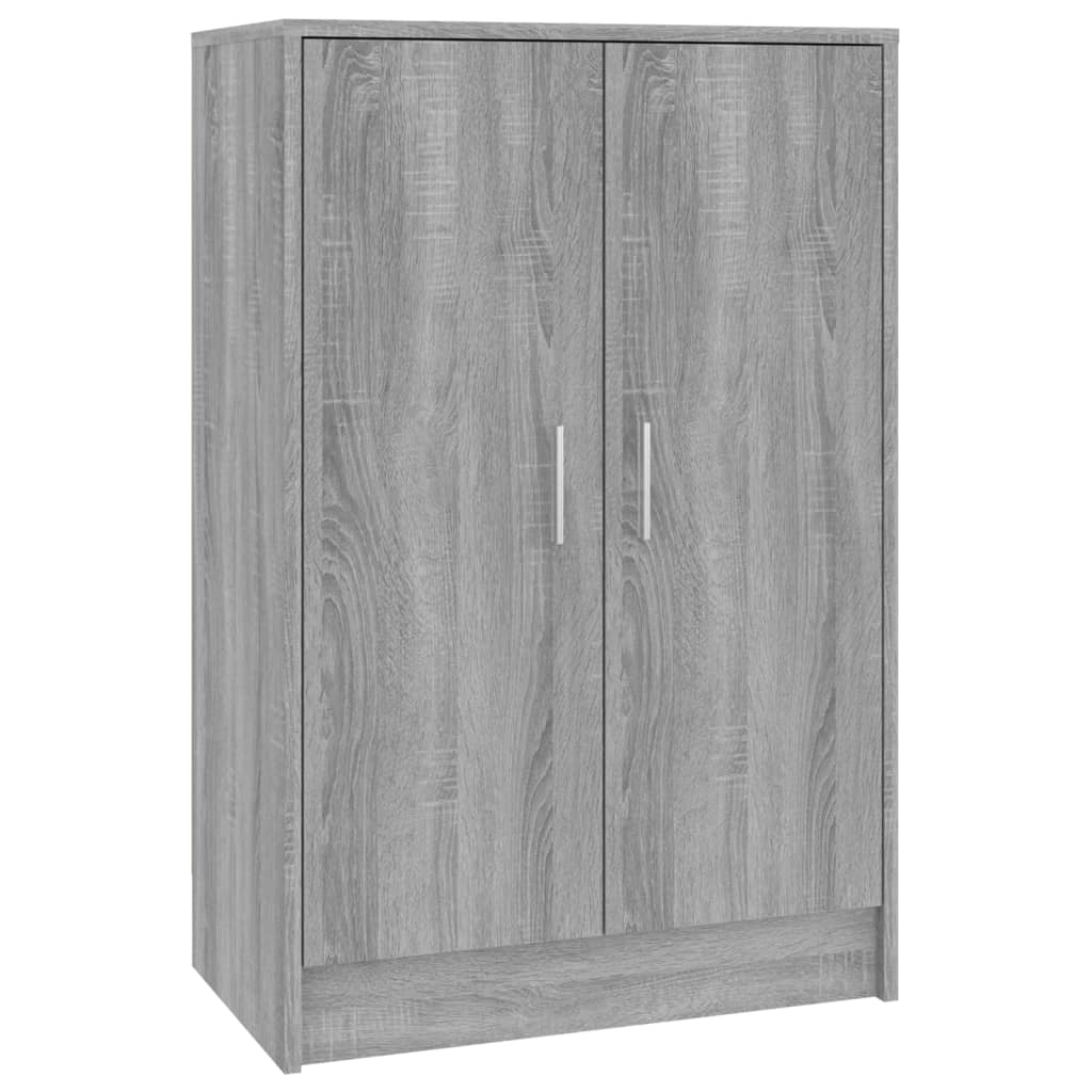 Schoenenkast 60x35x92 cm bewerkt hout eikenkleurig