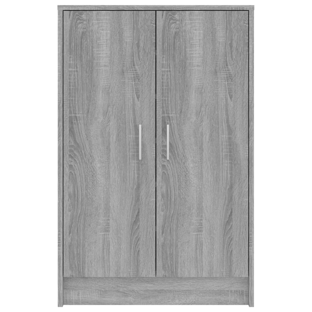 Schoenenkast 60x35x92 cm bewerkt hout eikenkleurig