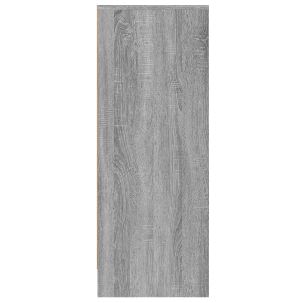 Schoenenkast 60x35x92 cm bewerkt hout eikenkleurig