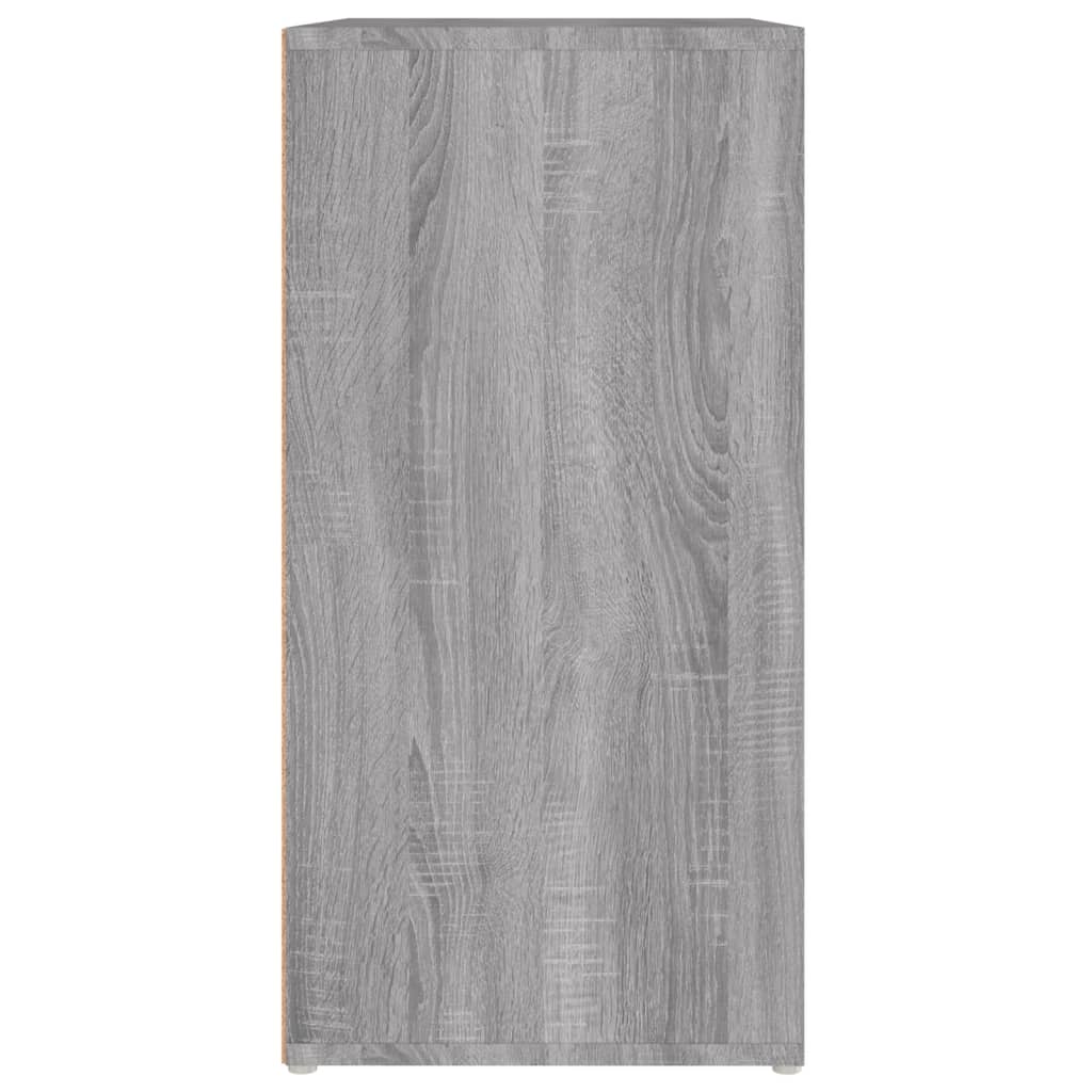 Schoenenkast 60x35x70 cm bewerkt hout eikenkleurig