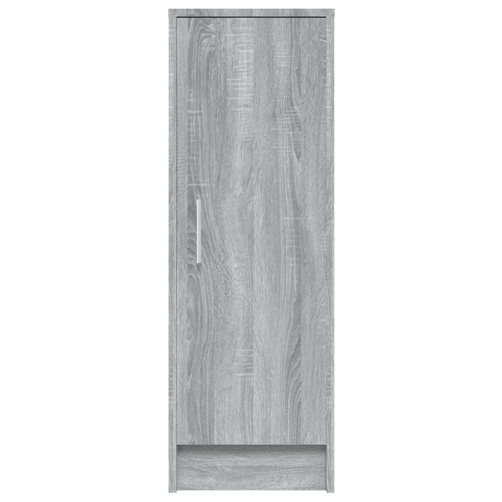 Schoenenkast 32x35x92 cm bewerkt hout eikenkleurig