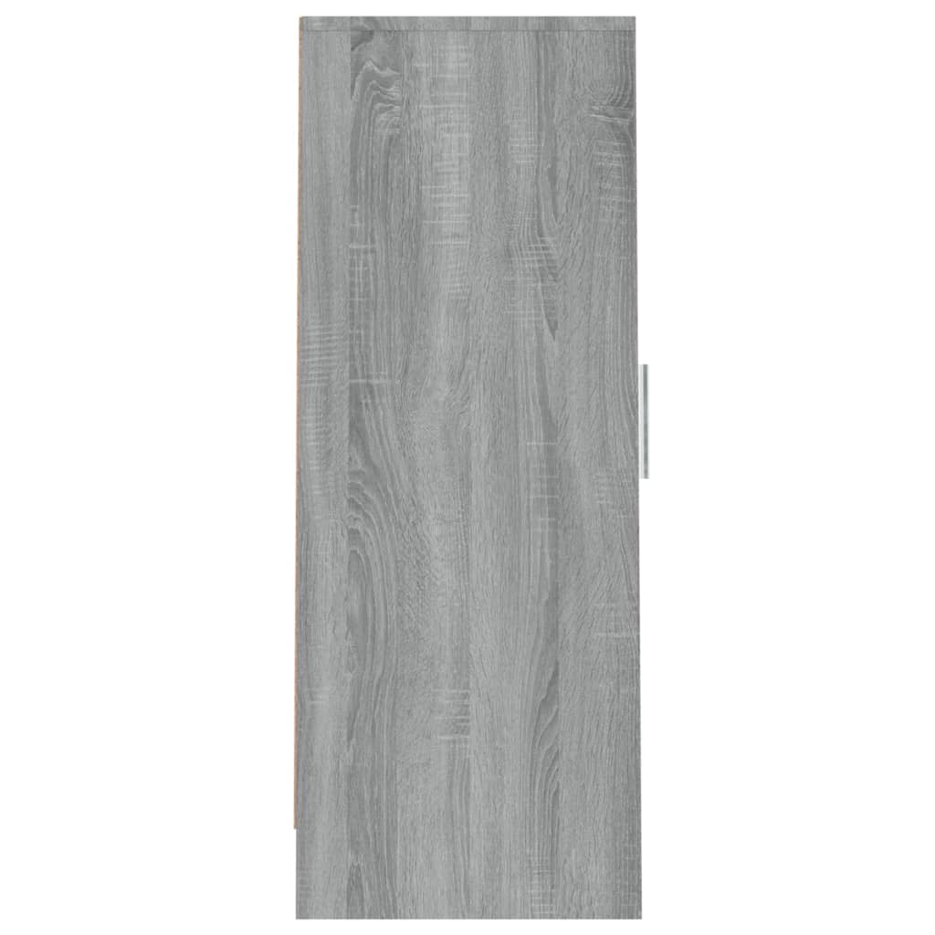 Schoenenkast 32x35x92 cm bewerkt hout eikenkleurig