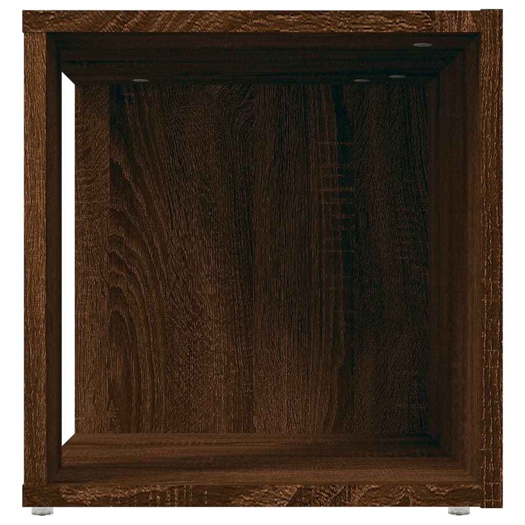 Bijzettafel 33x33x34,5 cm bewerkt hout