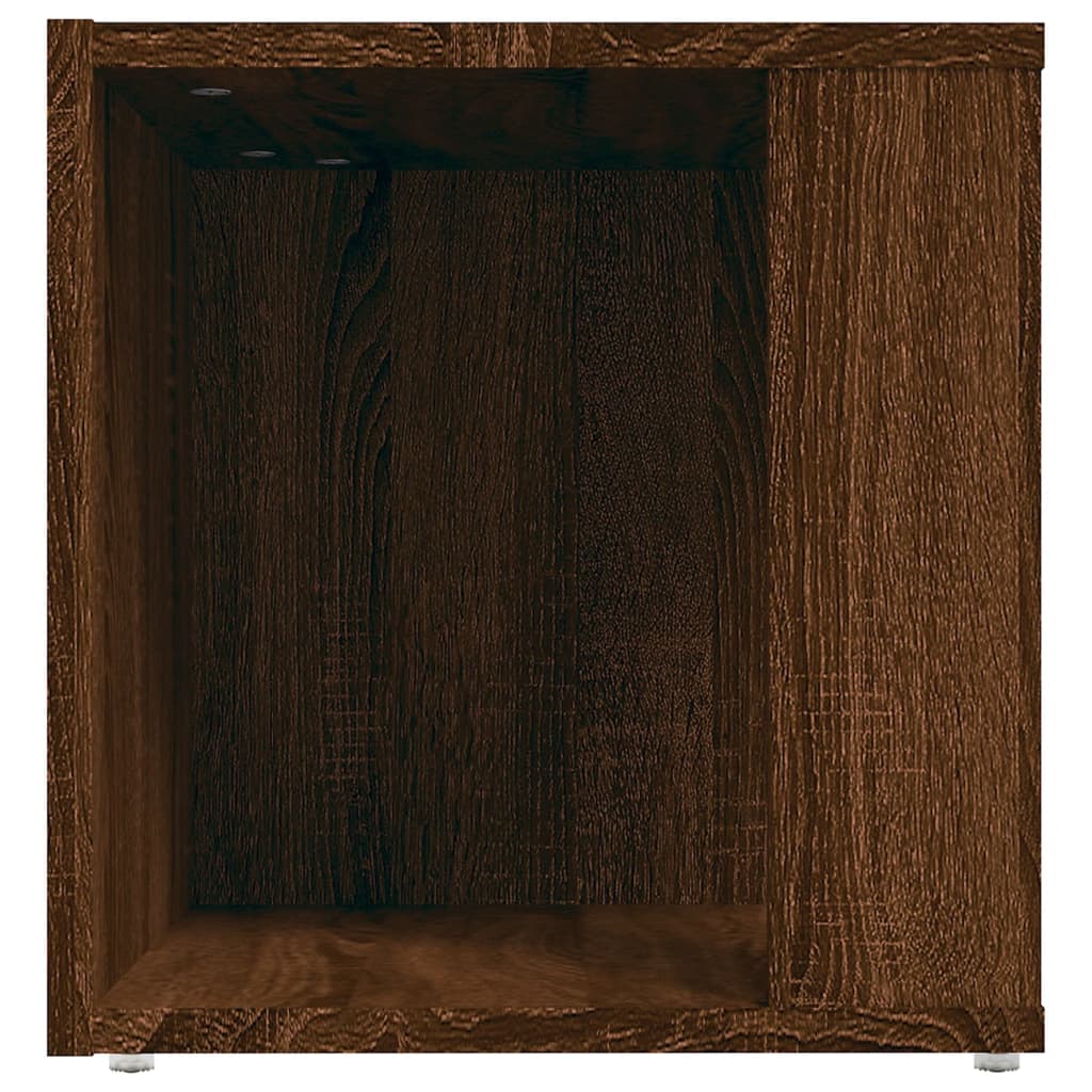 Bijzettafel 33x33x34,5 cm bewerkt hout