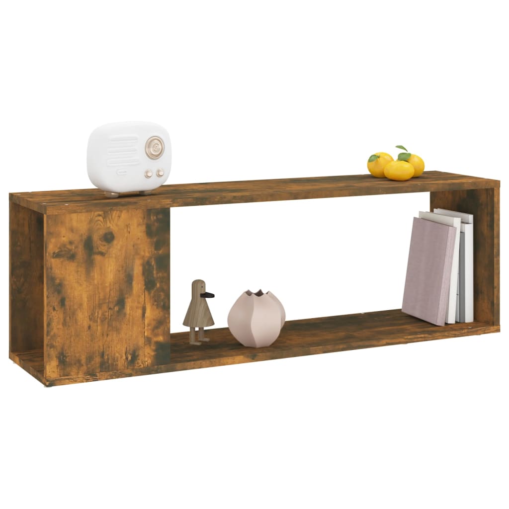 Tv-meubel 100x24x32 cm bewerkt hout eikenkleurig