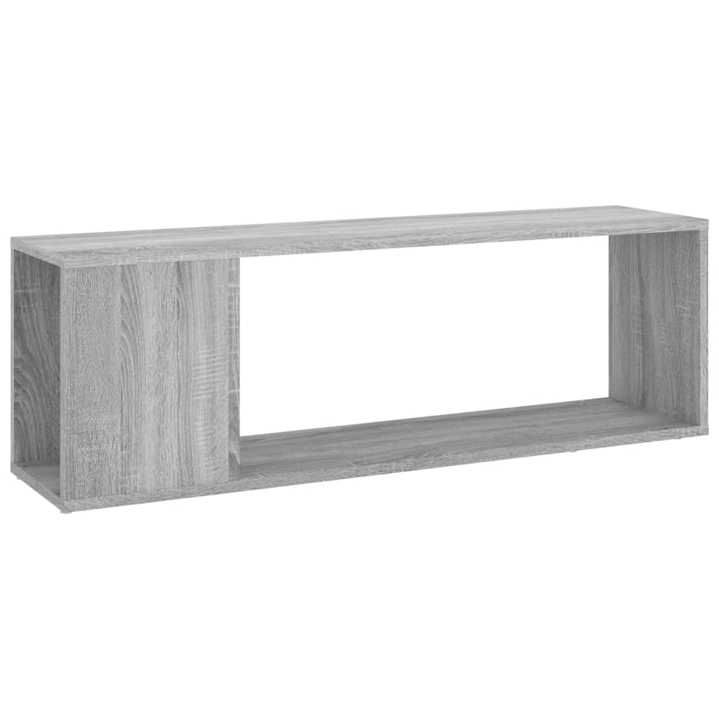 Tv-meubel 100x24x32 cm bewerkt hout eikenkleurig