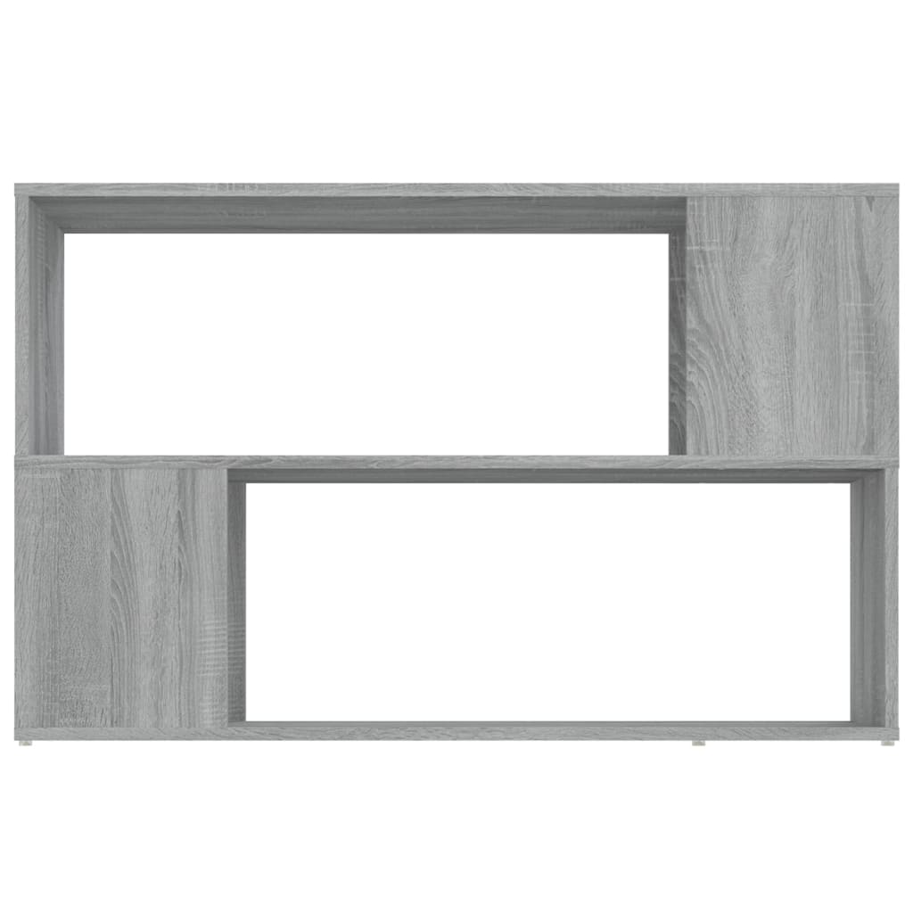 Boekenkast 100x24x63 cm bewerkt hout eikenkleurig