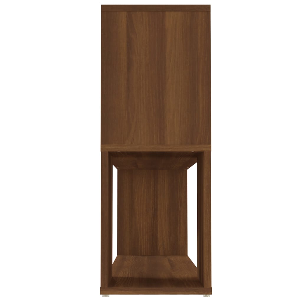 Boekenkast 100x24x63 cm bewerkt hout eikenkleurig