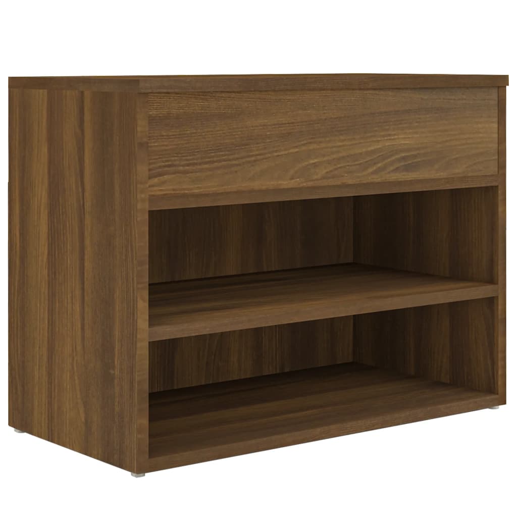 Schoenenbank 60x30x45 cm bewerkt hout