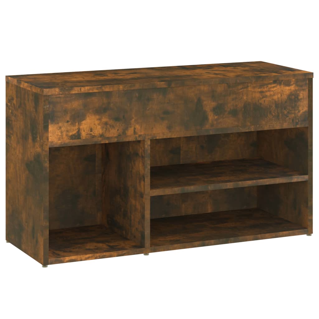 Schoenenbank 80x30x45 cm bewerkt hout