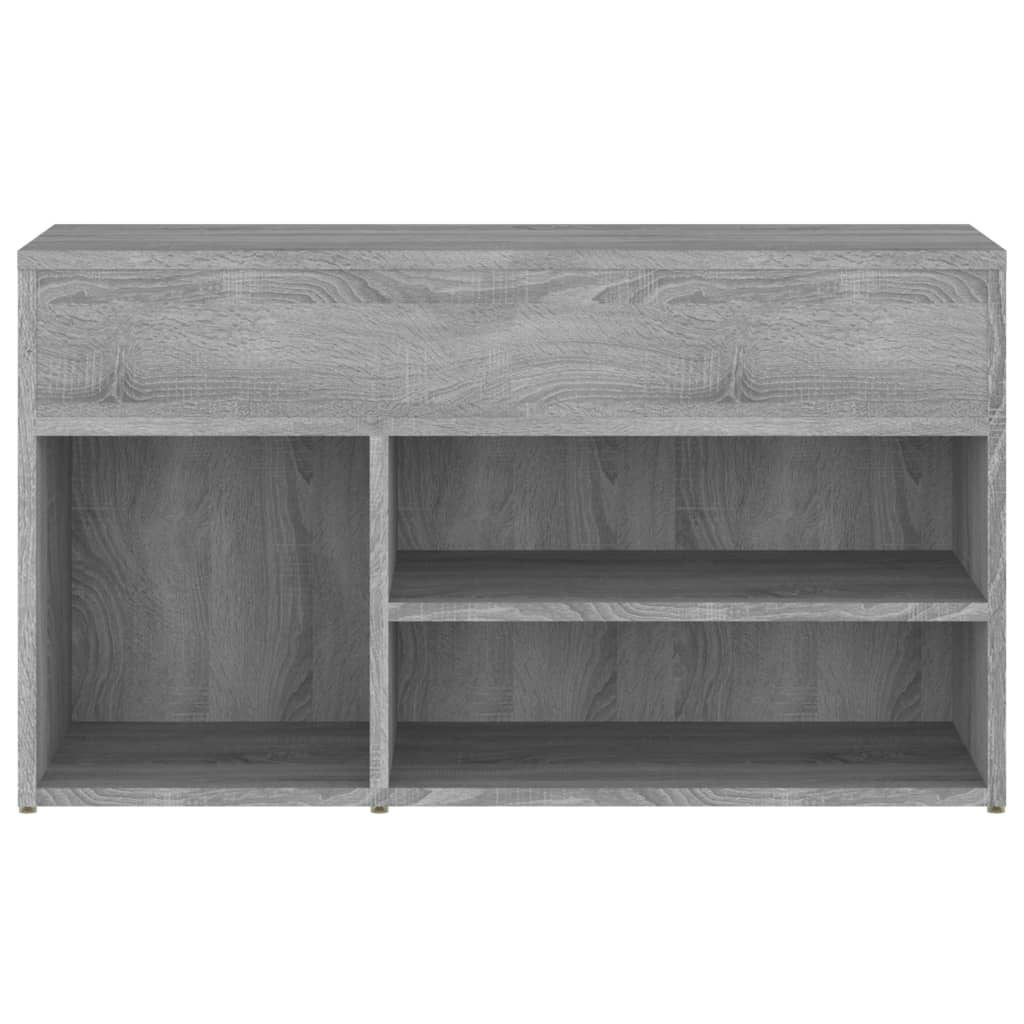 Schoenenbank 80x30x45 cm bewerkt hout