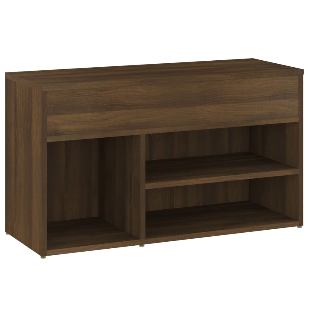 Schoenenbank 80x30x45 cm bewerkt hout