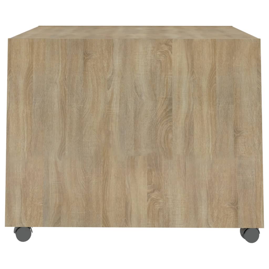 Salontafel 55x55x40 cm bewerkt hout