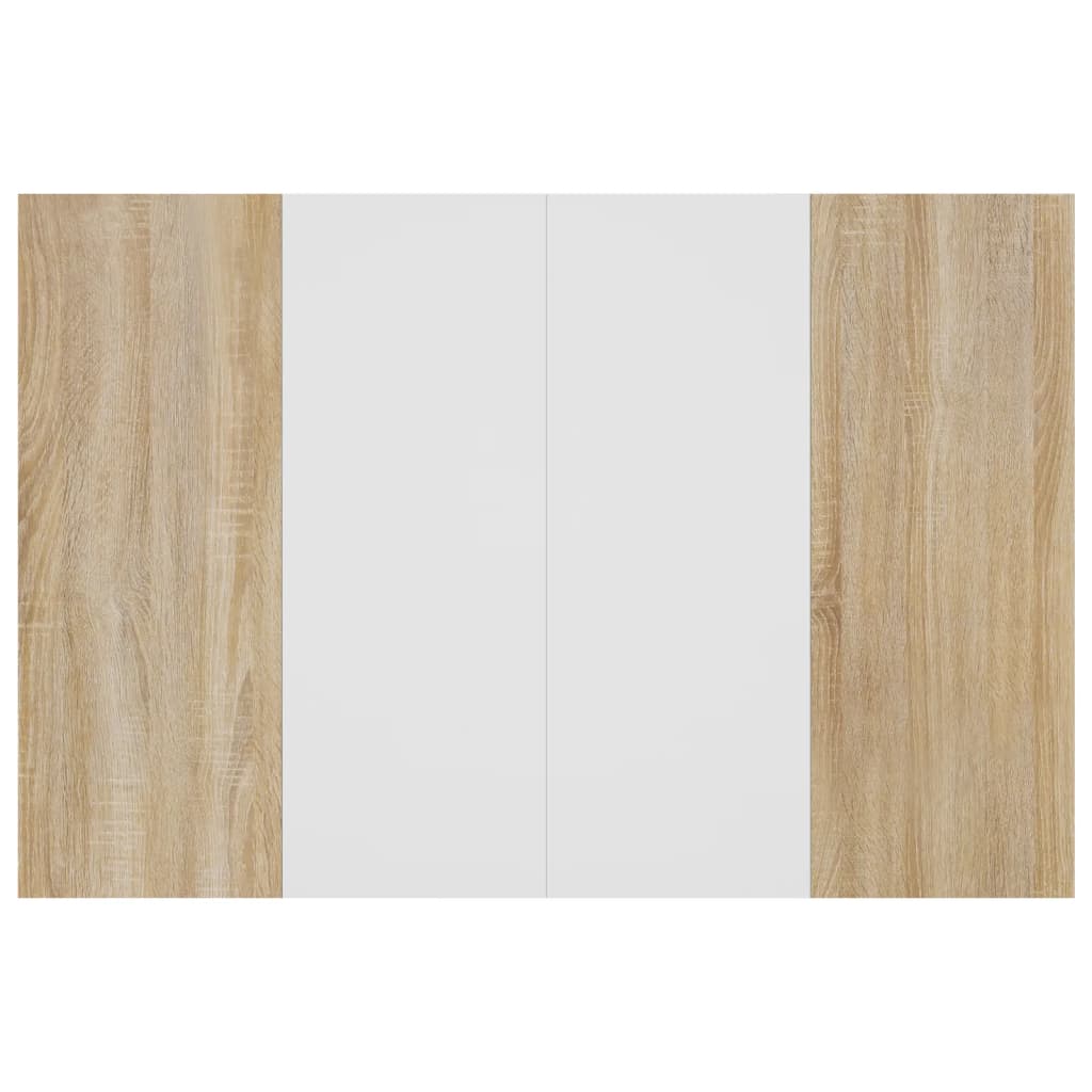 Hoofdbord 120x1,5x80 cm bewerkt hout