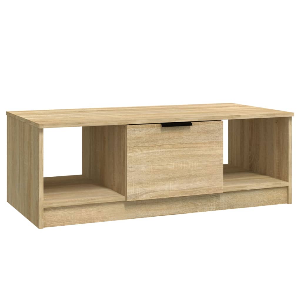 Salontafel 102x50x36 cm bewerkt hout