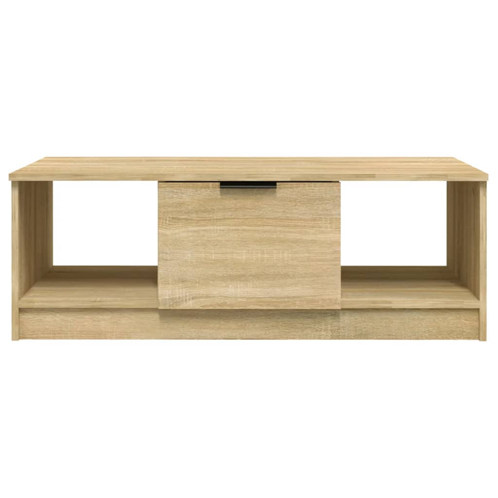 Salontafel 102x50x36 cm bewerkt hout