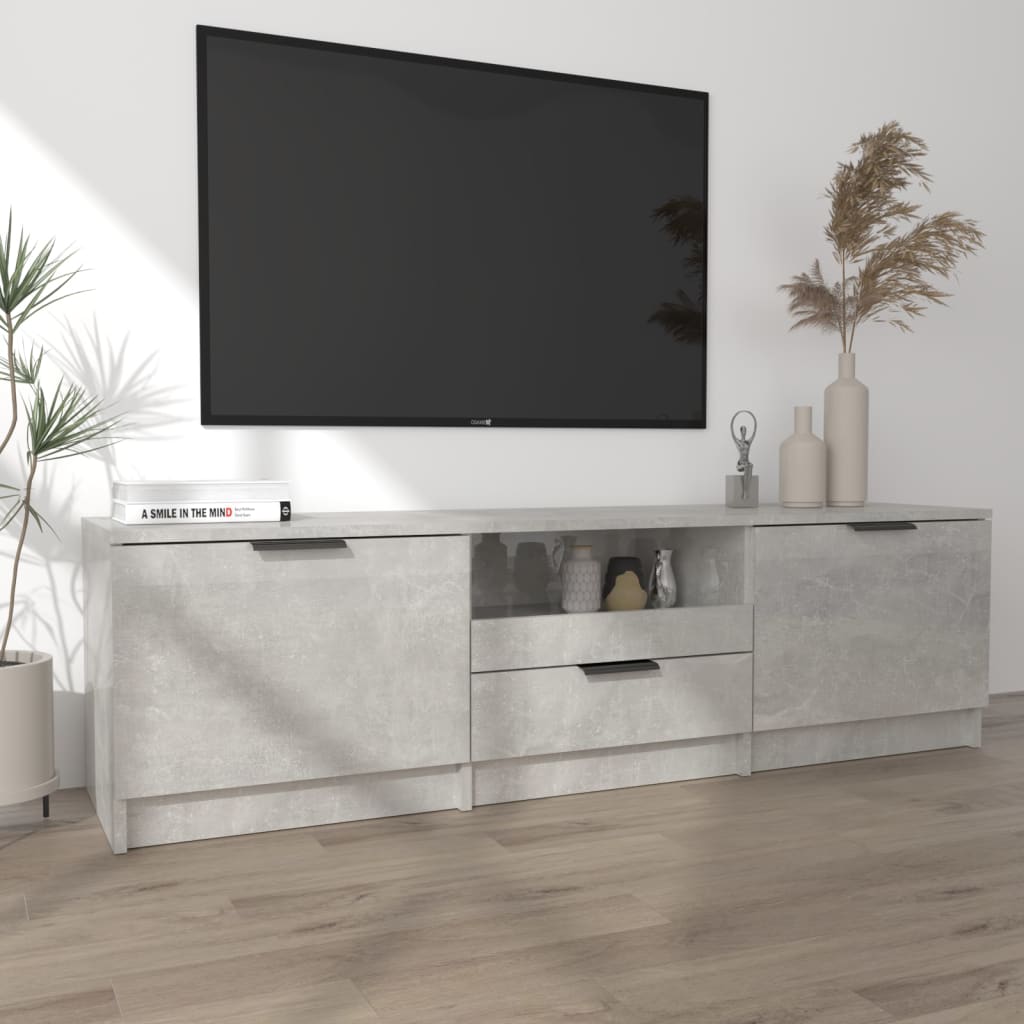 Tv-meubel 140x35x40 cm bewerkt hout eikenkleurig