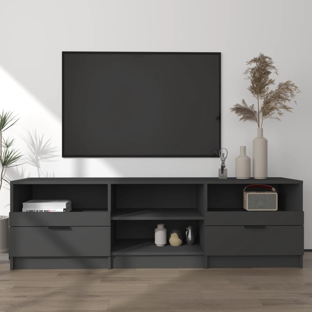 Tv-meubel 150x33,5x45 cm bewerkt hout eikenkleurig