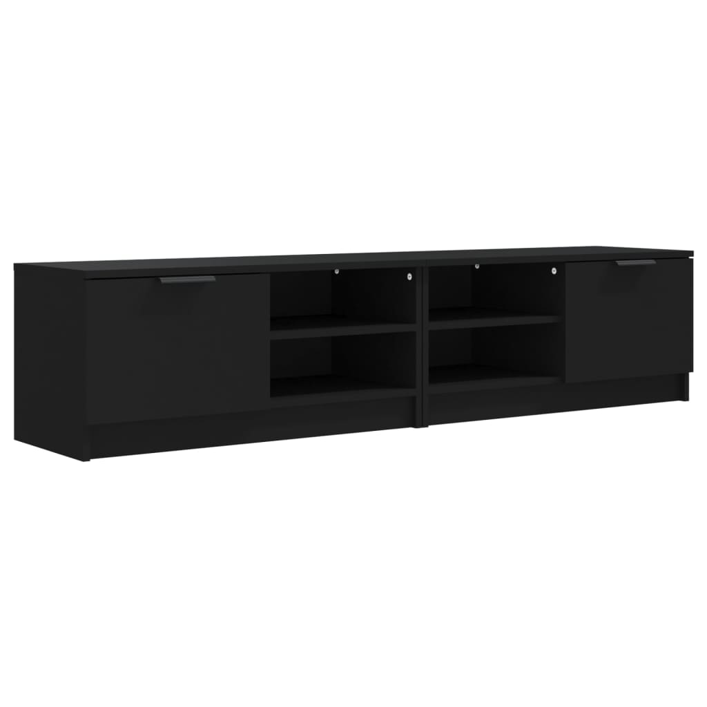 Tv-meubel 80x35x36,5 cm bewerkt hout