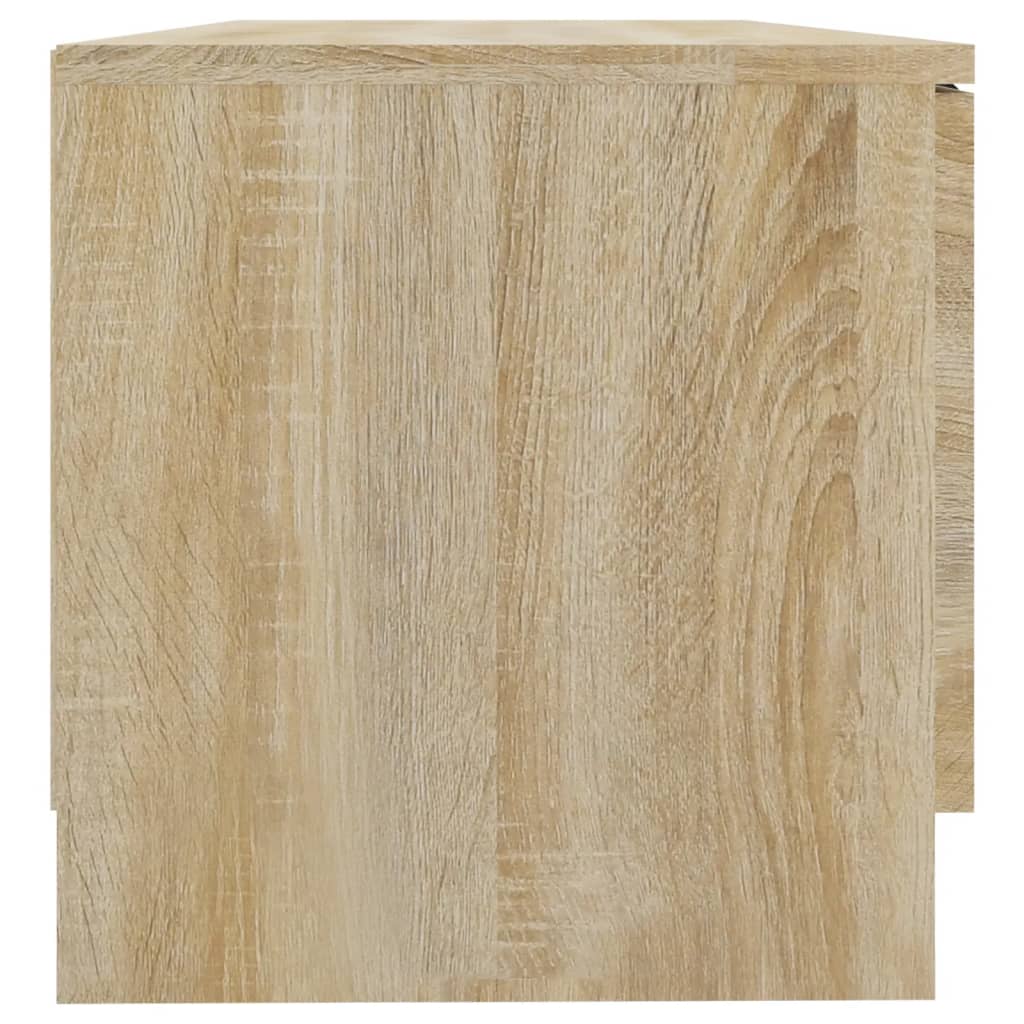 Tv-meubel 80x35x36,5 cm bewerkt hout