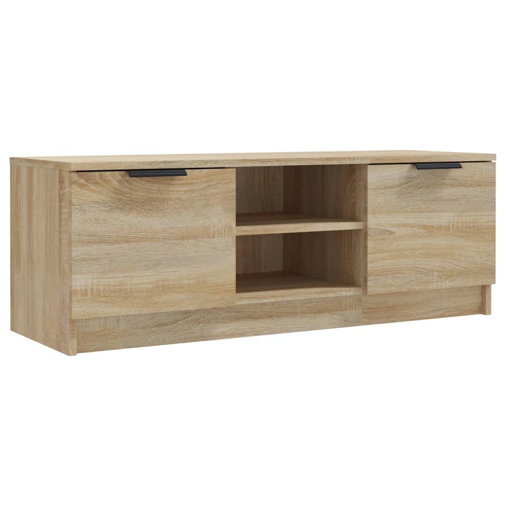 Tv-meubel 102x35x36,5 cm bewerkt hout