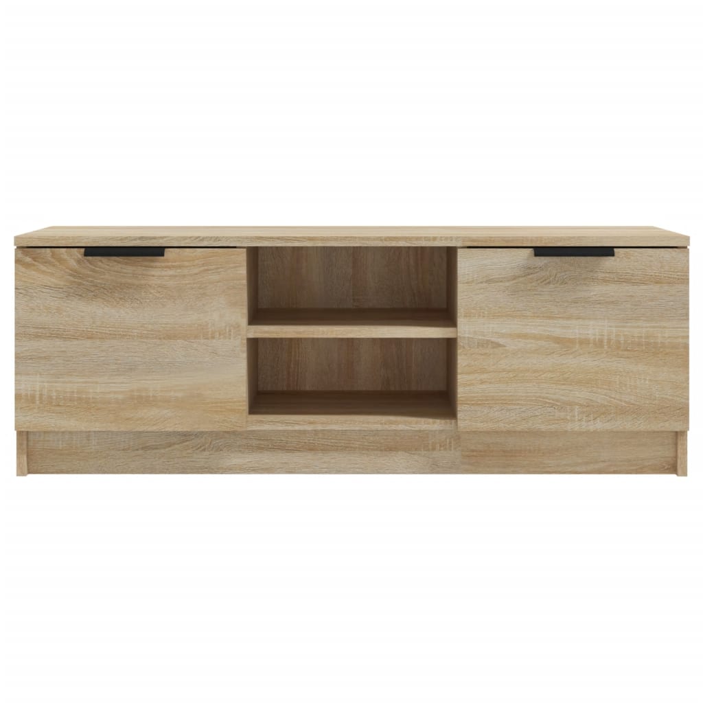 Tv-meubel 102x35x36,5 cm bewerkt hout