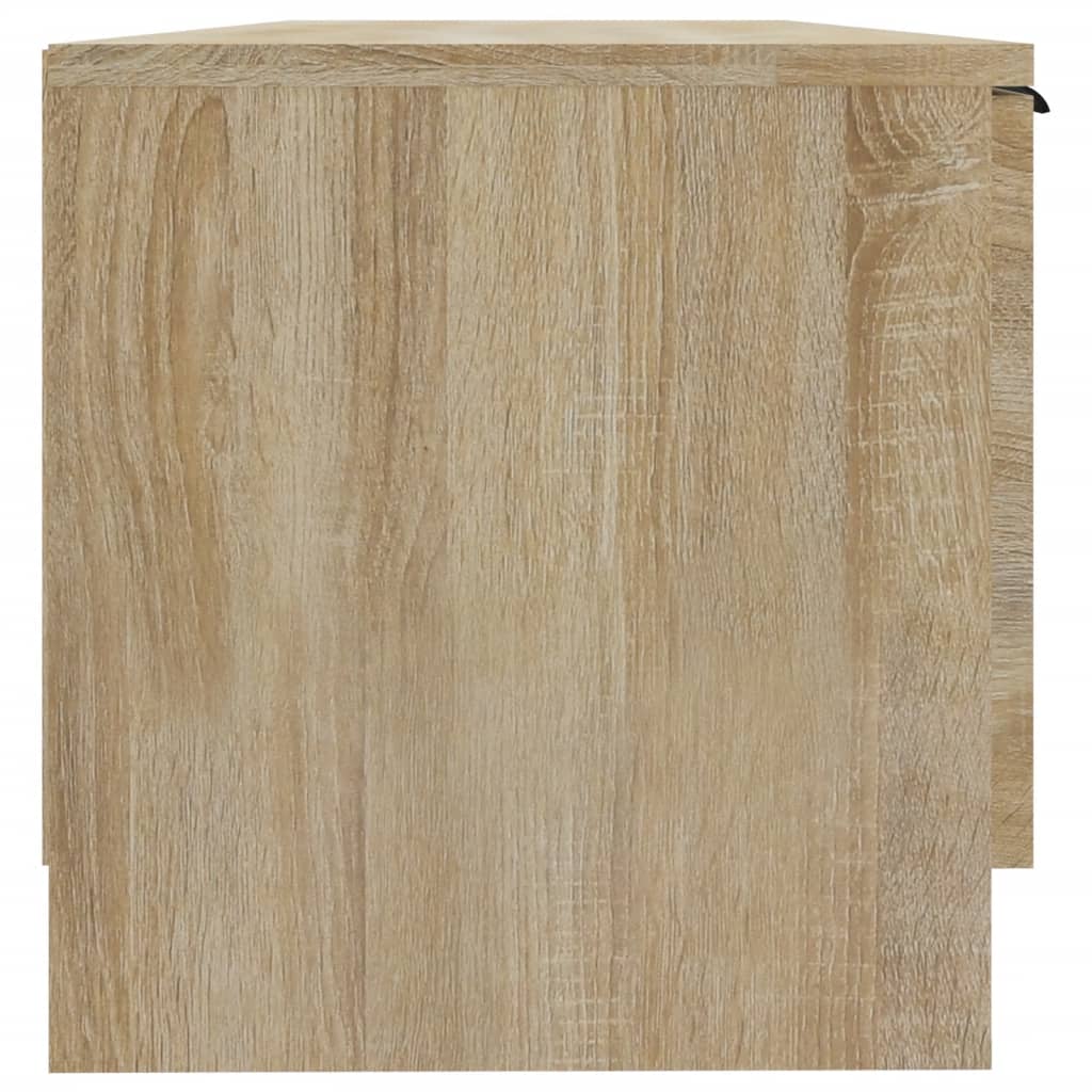 Tv-meubel 102x35x36,5 cm bewerkt hout