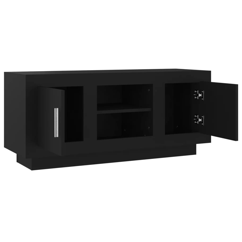 Tv-meubel 102x35x45 cm bewerkt hout bruin eikenkleur