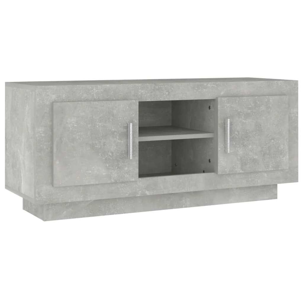 Tv-meubel 102x35x45 cm bewerkt hout bruin eikenkleur