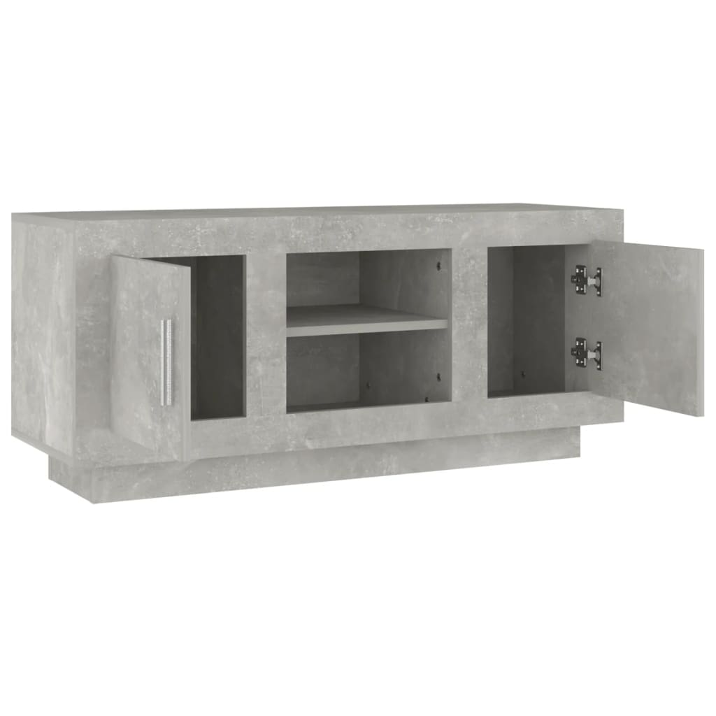 Tv-meubel 102x35x45 cm bewerkt hout bruin eikenkleur