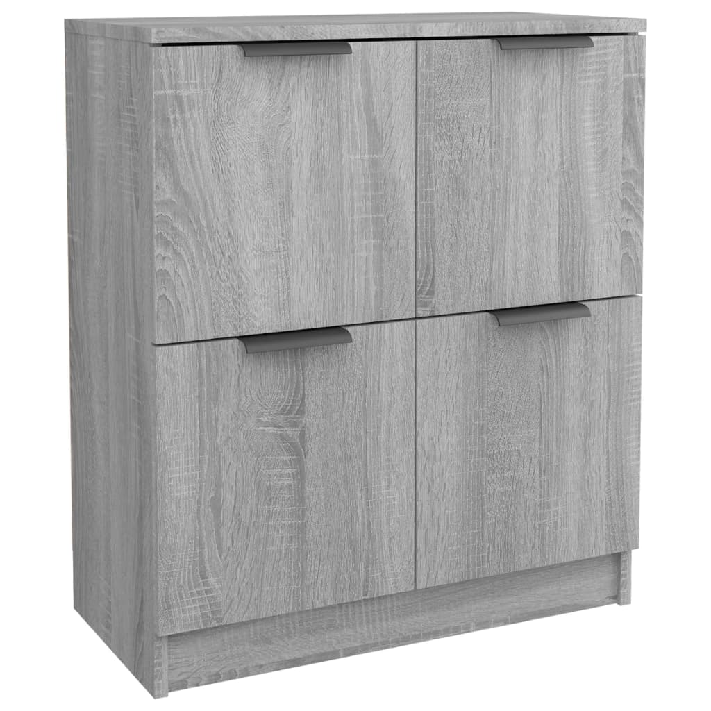 Dressoir 60x30x70 cm bewerkt hout eikenkleurig