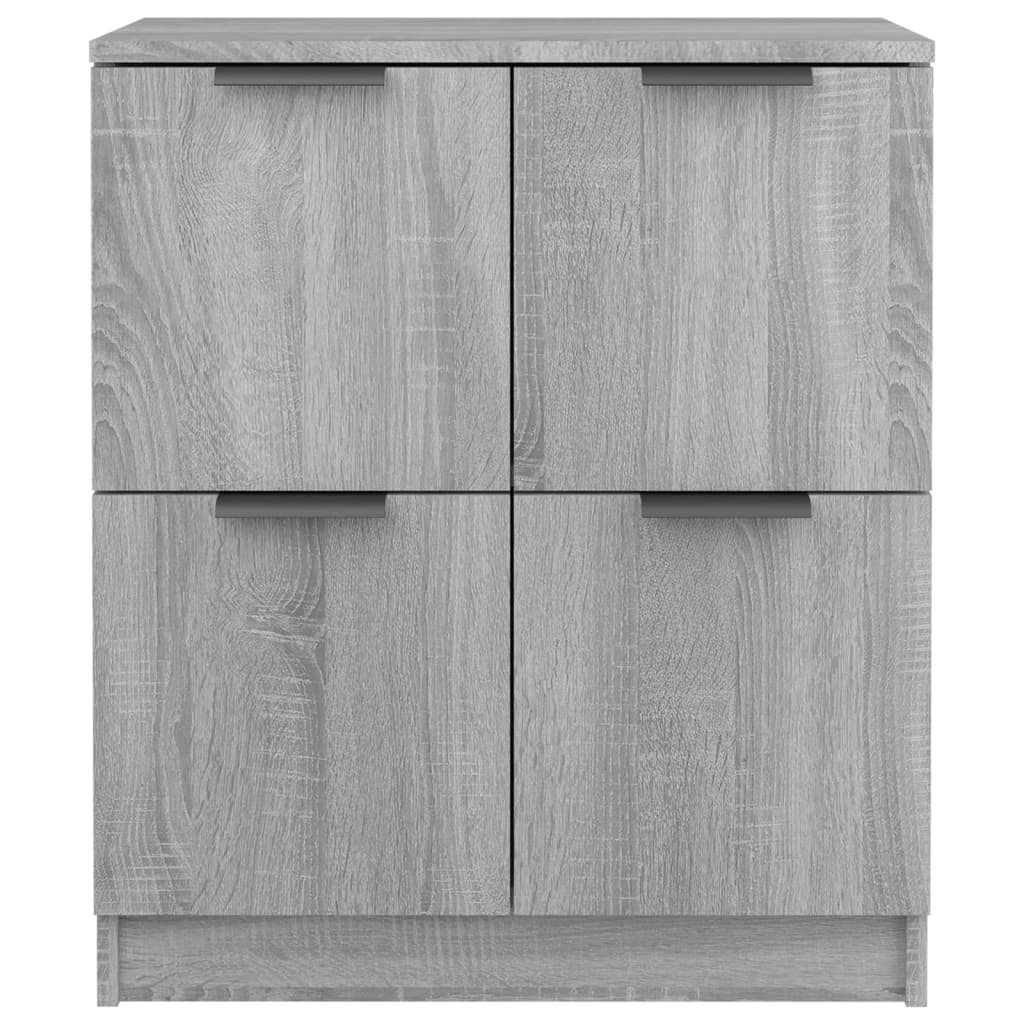 Dressoir 60x30x70 cm bewerkt hout eikenkleurig