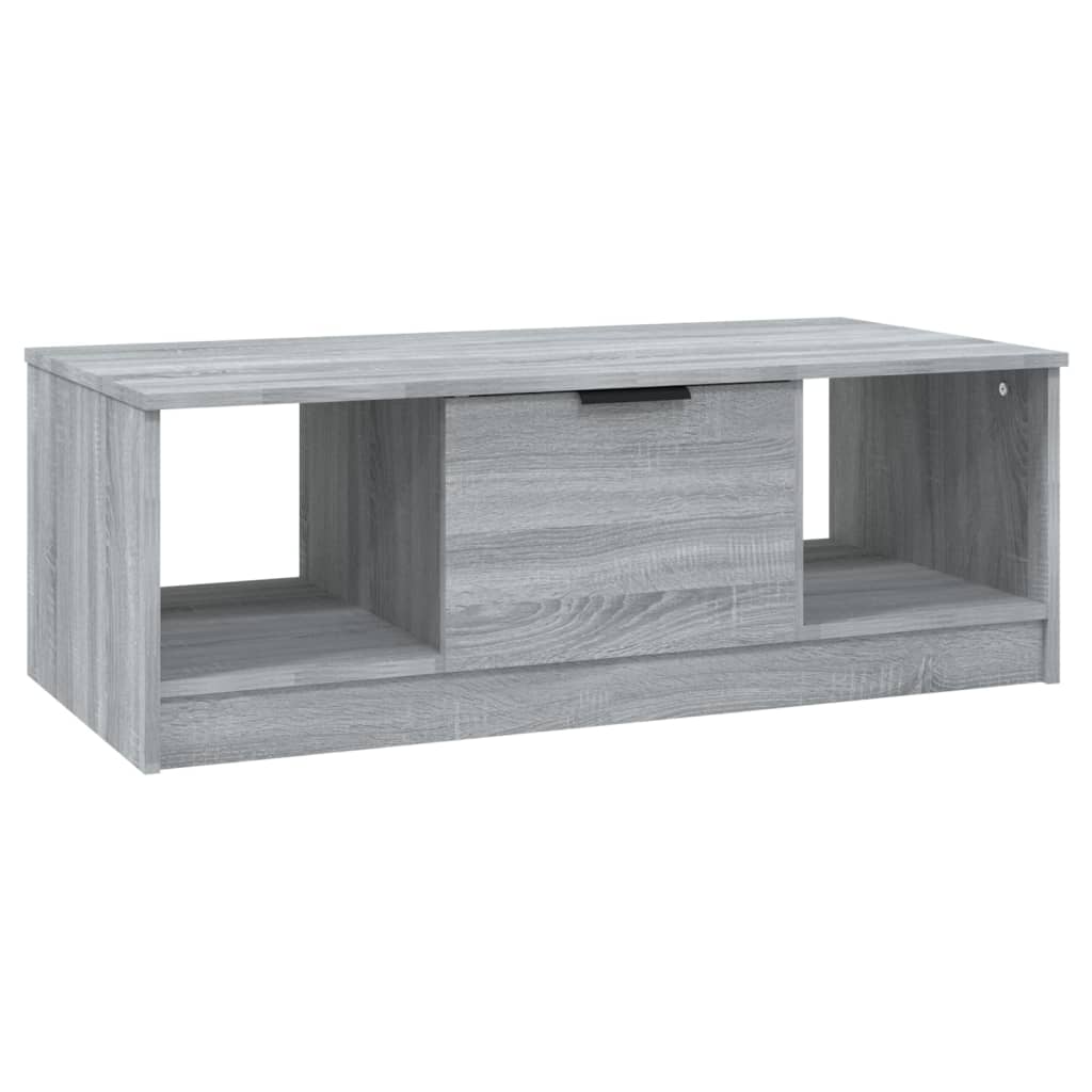 Salontafel 102x50x36 cm bewerkt hout