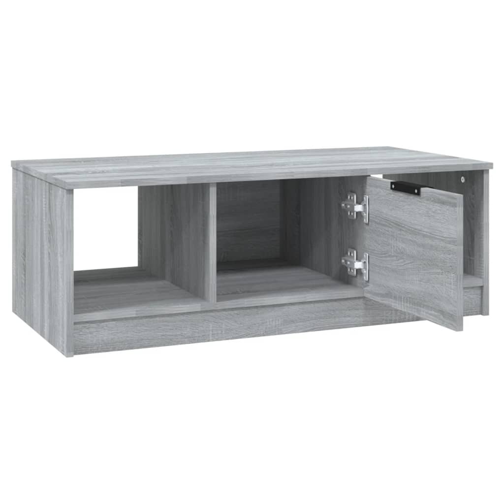 Salontafel 102x50x36 cm bewerkt hout