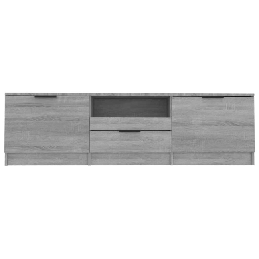 Tv-meubel 140x35x40 cm bewerkt hout eikenkleurig