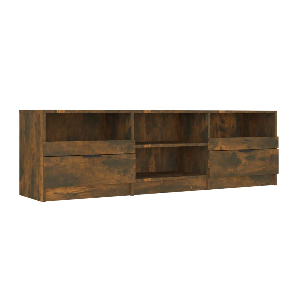 Tv-meubel 150x33,5x45 cm bewerkt hout eikenkleurig