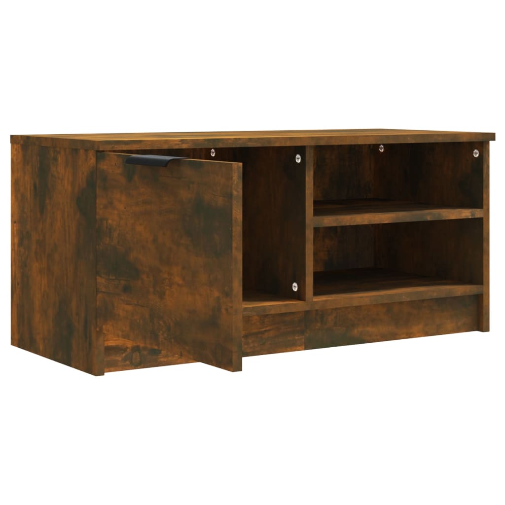 Tv-meubel 80x35x36,5 cm bewerkt hout