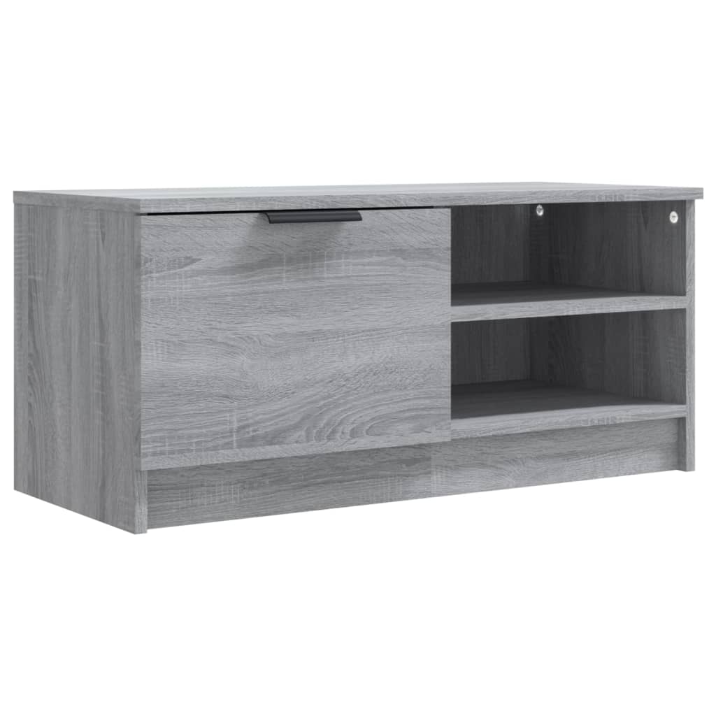 Tv-meubel 80x35x36,5 cm bewerkt hout