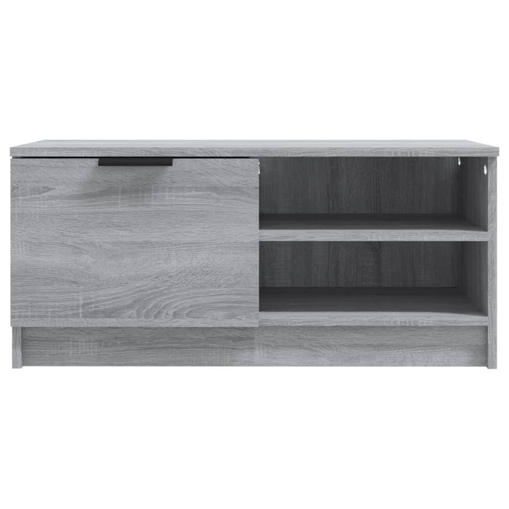 Tv-meubel 80x35x36,5 cm bewerkt hout